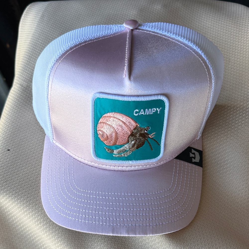 Goorin Bros Lilac Campy Cap with Snail Patch